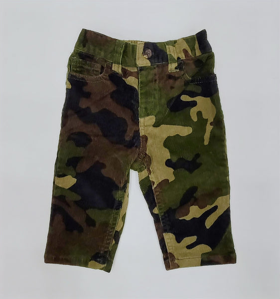 Kids Polo Ralph Lauren Corduroy Camo Pants (0-24M)