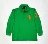 Kids Polo Ralph Lauren Green Big Pony Polo Shirt (2T-7)