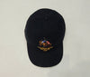Nwt Polo Ralph Lauren Black Equestrian Leather Strap Back Hat