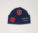 NWT Polo Ralph Lauren Navy Sportsman Outdoors Patch Skully - Unique Style