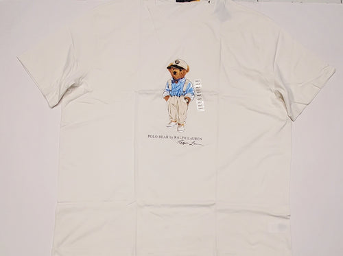 Nwt Polo Big & Tall Coastal Prep Style Bear Tee (White)