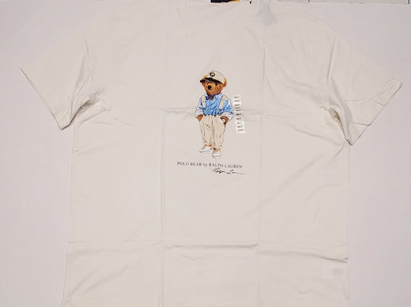 Nwt Polo Big & Tall Coastal Prep Style Bear Tee (White)