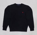 Nwt Polo Ralph Lauren Black with Red Small Pony Sweatshirt