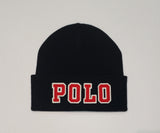 NWT Polo Ralph Lauren Black POLO Spell Out Skully - Unique Style