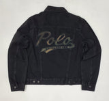 Polo Ralph Lauren Black Camo Script Jean Jacket w/o Tags - Unique Style