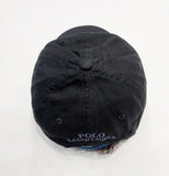Nwt Polo Ralph Lauren Grey Polo Ski Bear Leather Strap Back Hat