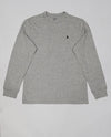 Nwt Kids Polo Ralph Lauren Grey Small Pony L/S Tee (8-20)