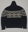 Nwt Polo Ralph Lauren Black Snow Flake Sweater - Unique Style