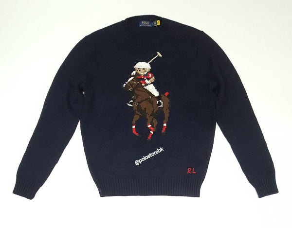 Nwt Polo Ralph Lauren Polo Bear & Big Pony Sweater - Unique Style