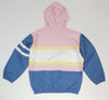 Nwt Polo Ralph Lauren Pink/Yellow/White/Blue Polo Spellout Women's Oversize Windbreaker - Unique Style