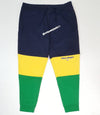 Nwt Polo Sport Green/Yellow/Navy Spellout Fleece Joggers - Unique Style