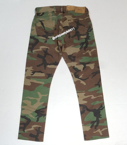 Nwt Polo Big & Tall Camo Hampton Relaxed-Straight Jeans - Unique Style