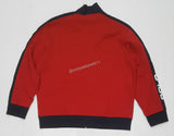 Nwt Polo Ralph Lauren Red Polo Written On Sleeves Tracking Jacket - Unique Style