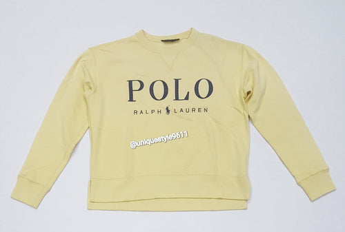 Nwt Polo Ralph Lauren Women's Yellow Polo Ralph Lauren Spellout Sweatshirt - Unique Style