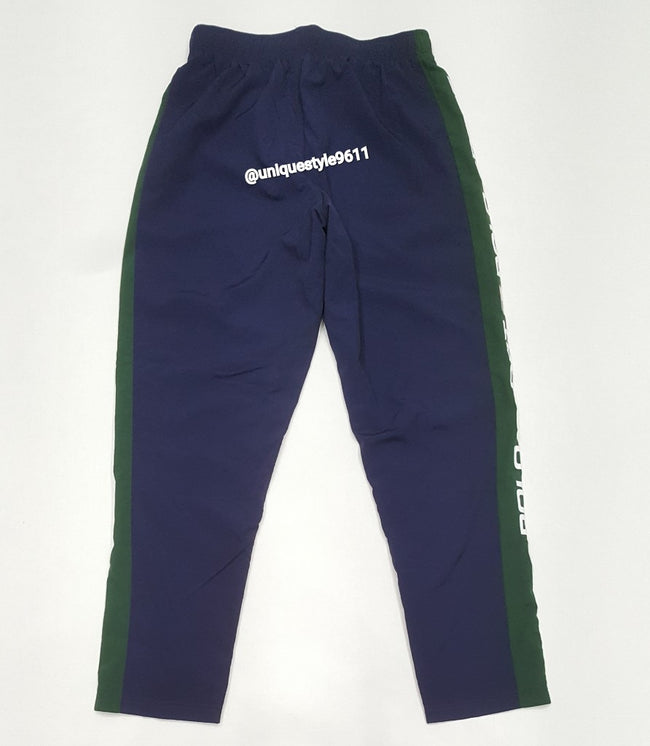 Nwt Polo Sport Navy/Green Nylon Windbreaker Pants - Unique Style