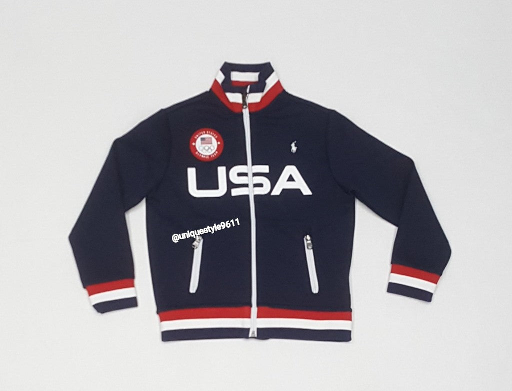 Nwt Boys Polo Ralph Lauren Team USA Track Jacket (2T-7T) | Unique