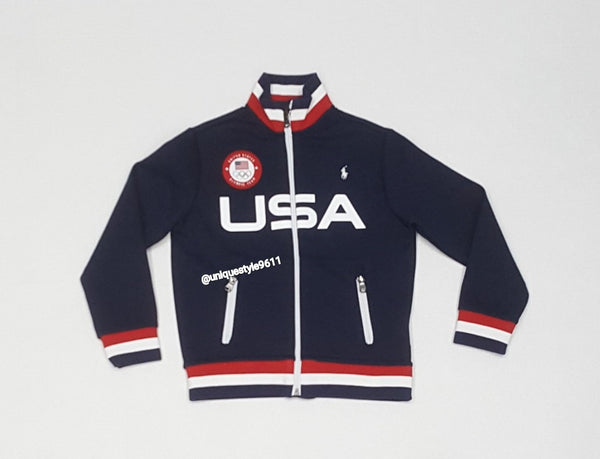 Nwt Boys Polo Ralph Lauren Team USA Track Jacket - Unique Style