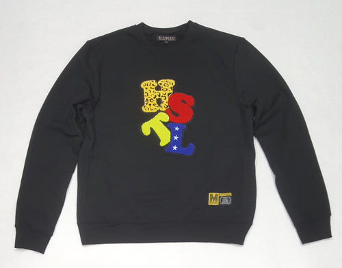 M. Society Black Hustle Crewneck - Unique Style