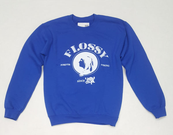 Royal Blue Flossy Sweater - Unique Style