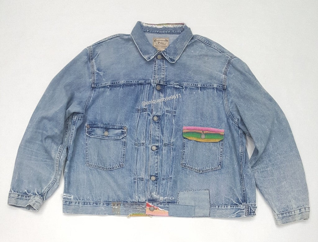 Polo jean jacket big and clearance tall