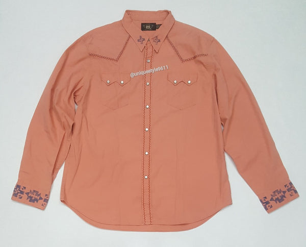 Nwt RRL Western Button Up - Unique Style