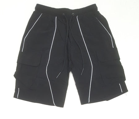 American Stitch Grey Nylon Pocket Shorts