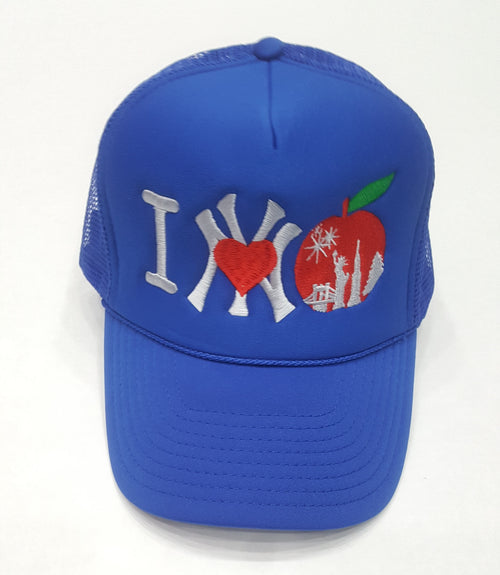 I Love New York Apple Trucker Hat - Unique Style