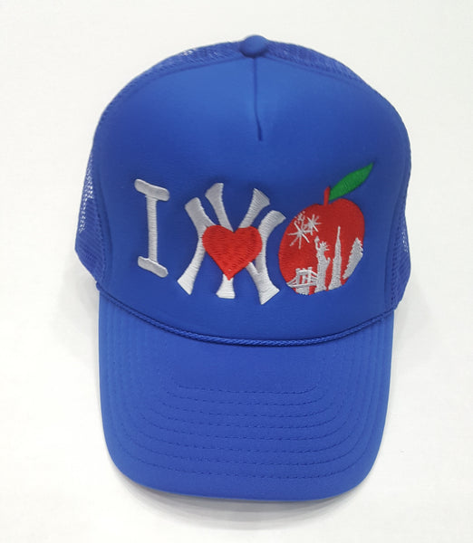 I Love New York Apple Trucker Hat - Unique Style