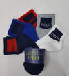 Nwt Polo Ralph Lauren 6 Pack Ankle Spellout Socks - Unique Style