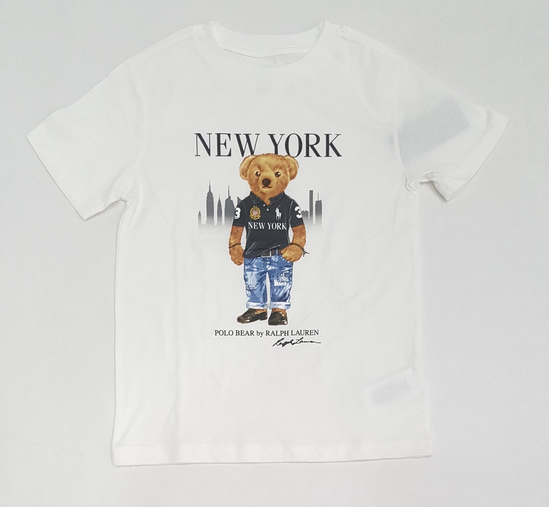 New York Yankees Boy Teddy Tee Shirt 24M / Navy Blue