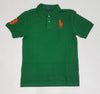 Nwt Kids Polo Ralph Lauren Green/Orange Big Pony Polo - Unique Style