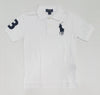 Nwt Kids Polo Ralph Lauren White/Navy Big Pony Polo - Unique Style