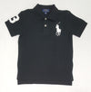 Nwt Kids Polo Ralph Lauren Black/White Big Pony Polo - Unique Style