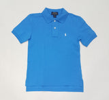 Nwt Kids Polo Ralph Lauren Turquoise with White Small Pony Shirt - Unique Style