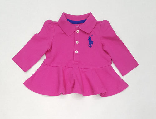 Nwt Kids Polo Ralph Lauren Girls Pink/Blue Pony Dress - Unique Style