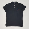 Nwt Polo Ralph Lauren Women's Black/Red Small Pony Polo - Unique Style