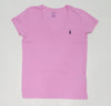 Nwt Womens Polo Ralph Lauren Small Pony Pink/Navy T-Shirt - Unique Style