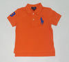 Nwt Kids Polo Ralph Lauren Orange/Blue Big Pony Polo - Unique Style