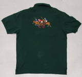 Nwt Polo Big & Tall Triple Pony Pine Green Embroidered Polo - Unique Style
