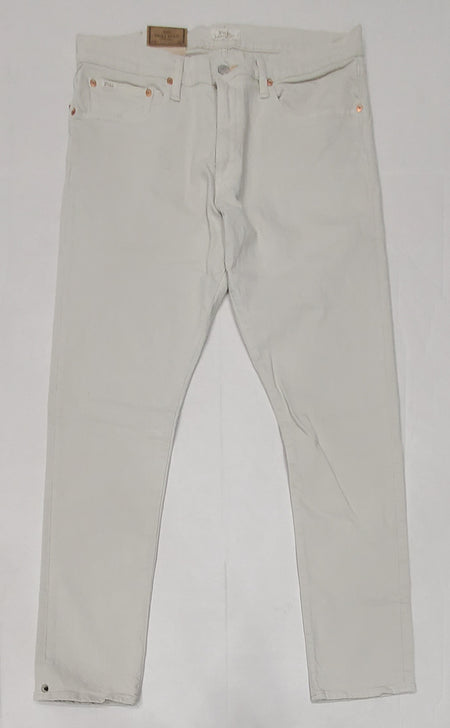 Nwt Polo Ralph Lauren White Rips Classic Fit Rigid Jeans