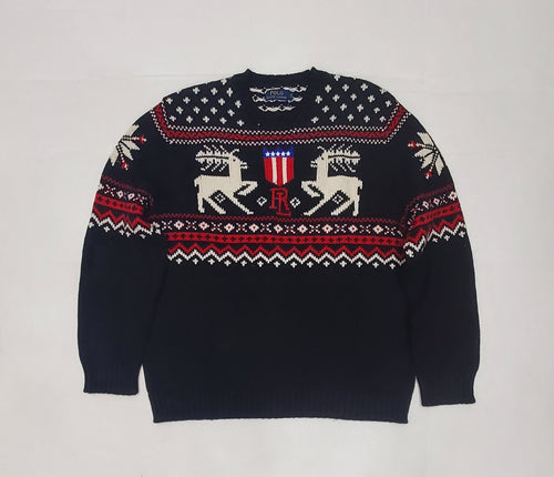 Nwt Polo Ralph Lauren K-Swiss Reindeer Sweater - Unique Style