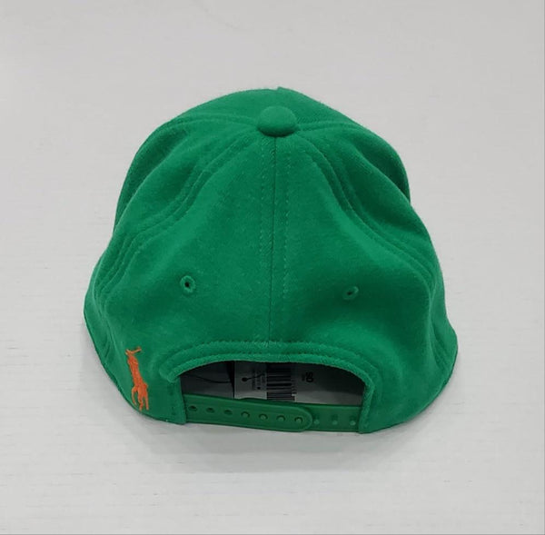 Nwt Polo Ralph Lauren Logo Spellout Green Snapback Hat - Unique Style