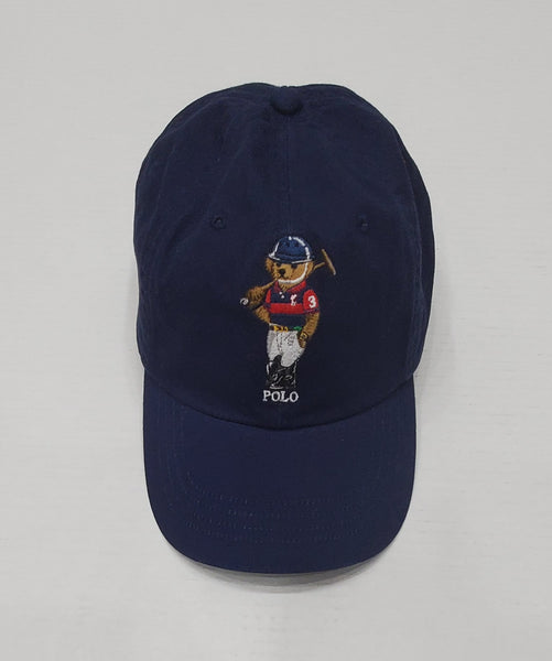 Nwt Polo Ralph Lauren Golf Stick Teddy Bear Leather Adjustable Strap Back - Unique Style
