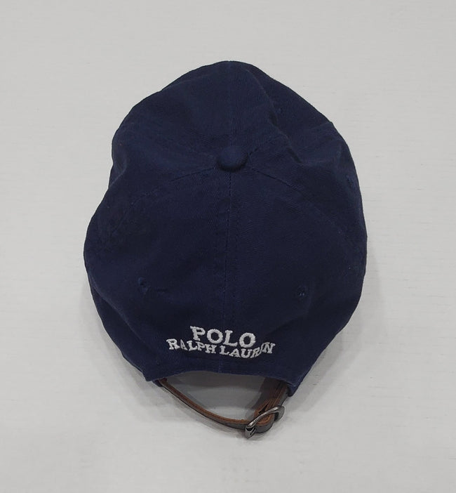 Nwt Polo Ralph Lauren Golf Stick Teddy Bear Leather Adjustable Strap Back - Unique Style