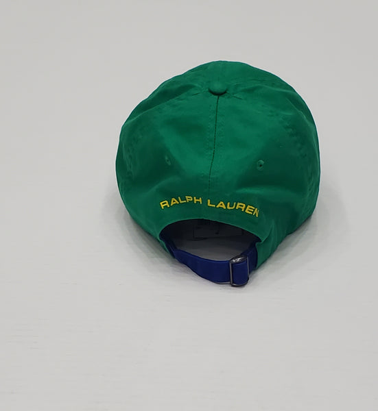 Nwt  Polo Ralph Lauren Green/Royal Strapback Hat - Unique Style