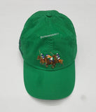 Nwt  Polo Ralph Lauren Green Triple Pony #3 Leather Adjustable Strap Back - Unique Style