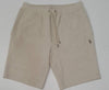 Nwt Polo Ralph Lauren Tan Double Knit Small Pony Shorts - Unique Style