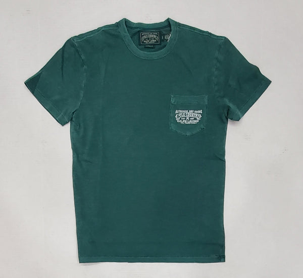 Nwt Polo Ralph Lauren Green Country Authentic Dry Goods Pocket Classic Fit Tee - Unique Style