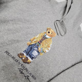 Nwt Polo Ralph Lauren Grey Wading Jacket Teddy Bear Hoodie - Unique Style