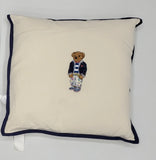 Nwt Polo Ralph Lauren Painted Teddy Bear Pillow - Unique Style